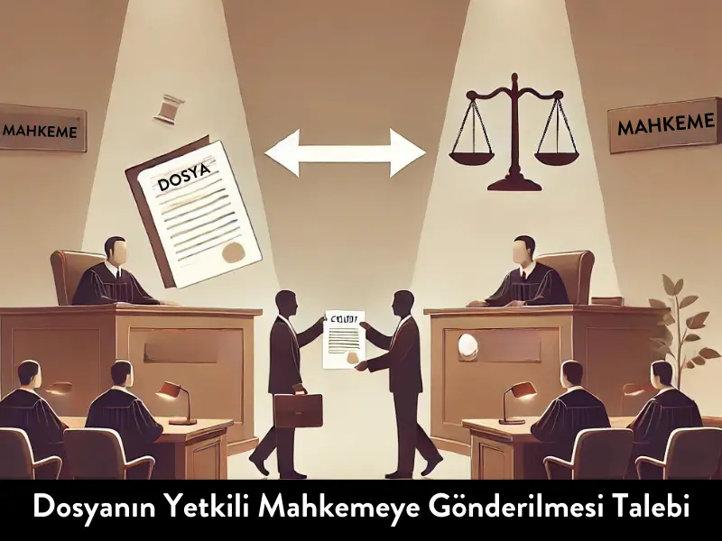 Dosyanın Yetkili Mahkemeye Gönderilmesi Talebi