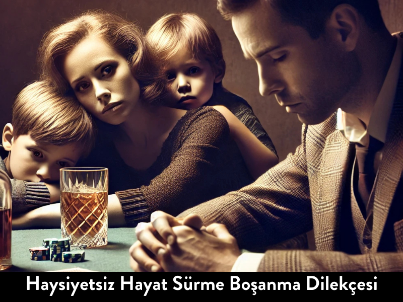 Haysiyetsiz Hayat Sürme Boşanma Dilekçesi