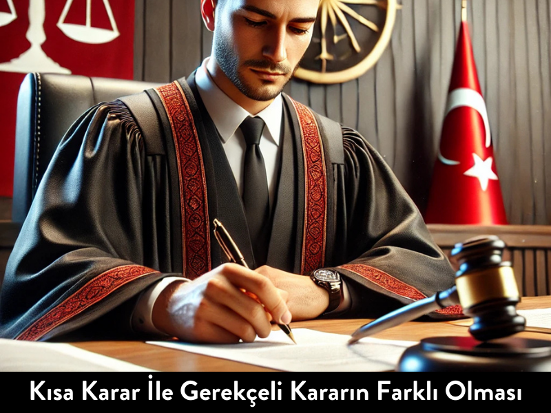 Kısa Karar İle Gerekçeli Kararın Farklı Olması