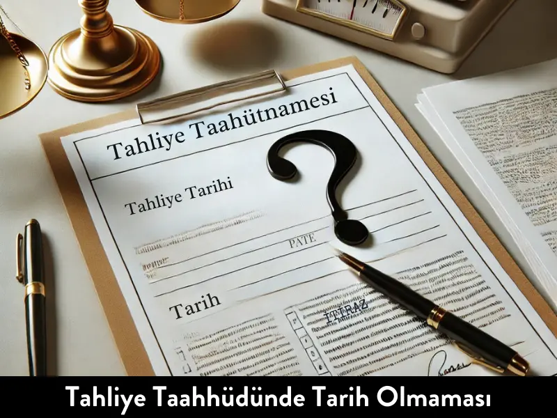 Tahliye Taahhüdünde Tarih Olmaması