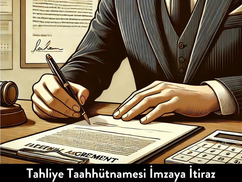 Tahliye Taahhütnamesi İmzaya İtiraz