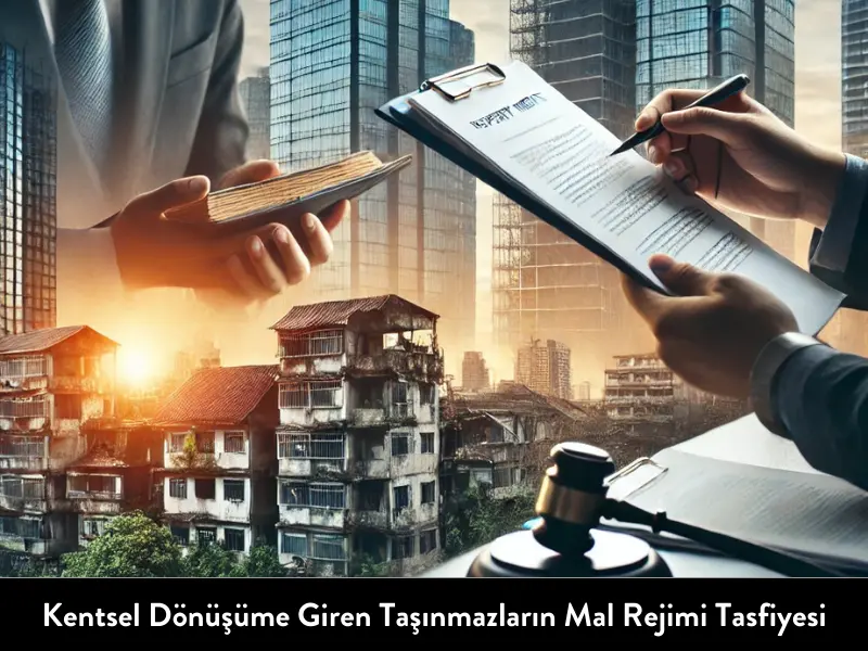 Kentsel Dönüşüme Giren Taşınmazların Mal Rejimi Tasfiyesi