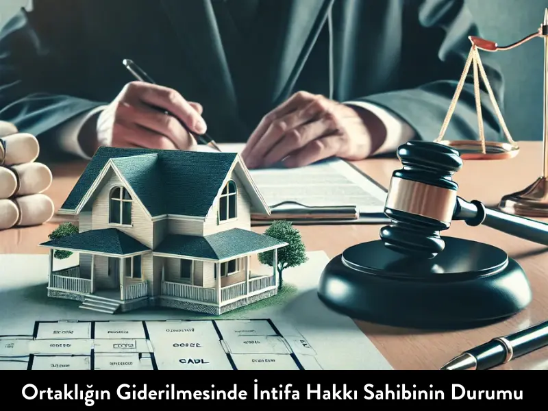 Ortaklığın Giderilmesinde İntifa Hakkı Sahibinin Durumu